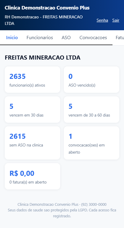 Portal da empresa